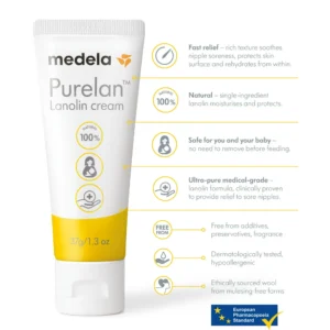 Kem Lanolin Medela Purelan dành cho phụ nữ cho con bú 100% tự nhiên an toàn cho mẹ và bé