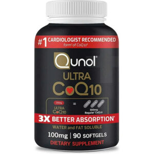 Bổ tim mạch CoQ10 Qunol Ultra 100mg tăng cường đề kháng, bảo vệ sức khỏe tim mạch 120 viên