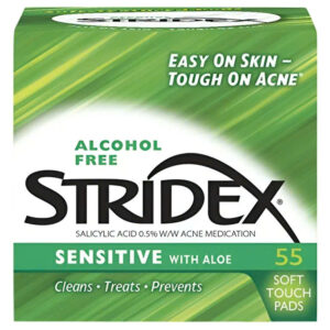 Miếng lau giảm mụn stridex 55 miếng BHA 0.5% / 2%.