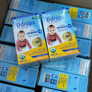 Ddrops baby bổ sung vitamin D3 dành cho bé hàm lượng 400IU 90 giọt