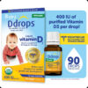 Ddrops baby bổ sung vitamin D3 dành cho bé hàm lượng 400IU 90 giọt