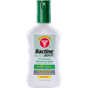 Chai xịt Bactine Max giúp giảm đau diệt khuẩn, Xịt diệt khuẩn Bactine date xa (Tattoo)