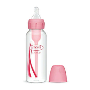 Bình sữa Dr.Brown's Deco nhựa PP Option Plus màu hồng 250ml
