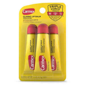 Set son dưỡng môi CARMEX Classic Moisturising Lip Balm pack 3 tuýp 10g  