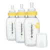 Bộ bình sữa Medela Slow Flow cho bé bú và bảo quản sữa, 250ml, bộ 3 bình