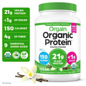 Bột Protein Thực Vật Hữu Cơ Orgain Organic 920g – Hương Vanilla